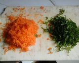 Foto langkah ke 1 dari resep Telur dadar + sayuran.