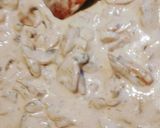 Tejszínes - gombás tészta fokhagymával 🥛🍄🍜🧄🍜🍜 recept fázis 4 fotója