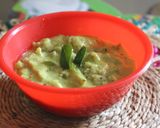 A picture of step 4 of Capsicum Raita.