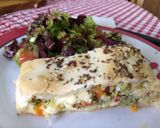Foto del paso 7 de la receta: Pastel de brócoli y coliflor 🥦🫑🍅🧅
