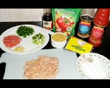 A picture of step 1 of Chicken macaroni.