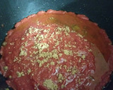Foto del paso 5 de la receta: Espaguetis con carne picada en salsa de tomate y baguette con fiambres y queso