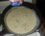 Foto del paso 3 de la receta: Fideos con crema de jamón y verdeo