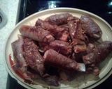 A picture of step 14 of Beef and bacon roll ups "rouladen".