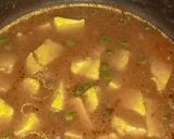 A picture of step 4 of Matar paneer.