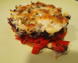 Foto del paso 5 de la receta: Timbal de patata, piquillo, morcilla y manzana gratinado