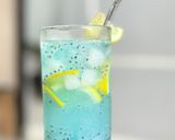 Foto langkah ke 3 dari resep Es Electric Blue Lychee Soda.