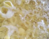 A picture of step 1 of Stuffed Shell Pasta with Spinach and Paneer.