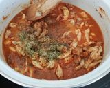 Egyszerű zöldborsós májas csirkepörkölt recept fázis 3 fotója