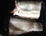 Foto del paso 3 de la receta: Trucha con jamón ibérico en airfryer