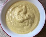 A picture of step 1 of Moong daal halwa.