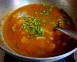 A picture of step 4 of Tinda masala in tomato gravy.