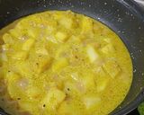 A picture of step 5 of Aloo Posto.