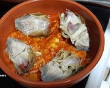 Foto del paso 4 de la receta Huevos al horno con brócoli, alcachofas y bacon