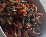 Foto langkah ke 3 dari resep Tumis kacang panjang dan tempe.