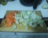 Foto del paso 3 de la receta: Pollo con almendras, airfryer 🍗🥕🥔