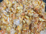 Zucchini relleno de atún. SIN TACC