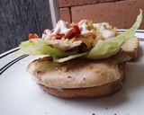Foto del paso 10 de la receta: Sándwich🍞🌶 de pollo🍗 asado y salsa de ajo🌰