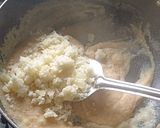 A picture of step 3 of Wheat Flour halwa with jaggery.