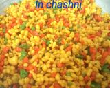 A picture of step 15 of Tri colour meethi boondi.