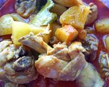 Foto langkah ke 4 dari resep Kari Ayam Tanpa Santan.
