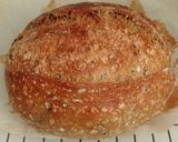 Foto langkah ke 20 dari resep Moringa Black n White Sesame Seeds Sourdough Bread.