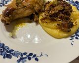 Foto del passaggio 5 della ricetta Cosce di coniglio arrosto con polenta
