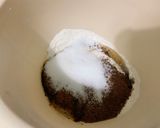 Une image de l'étape 5 de Gâteau bicouche croustillant fondant aux pommes et amandes.