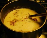 A picture of step 4 of LOTUS SEED payasam.