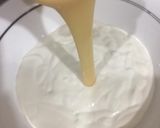 A picture of step 7 of No bake Mango Cheese Cake.