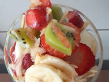 Tutifruti con crema de limón