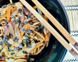 Foto del paso 7 de la receta: Yaki Udon de cerdo y verduras