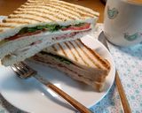 Foto del paso 1 de la receta Sándwiches triples tostado con pollo y Roast Beef crujiente