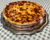 Une image de l'étape 15 de Flan sans pâte aux groseilles noires et abricots.