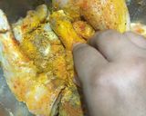 A picture of step 4 of Chicken Tangdi Masala.