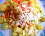 A picture of step 4 of Sweet potato chaat.