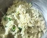 A picture of step 2 of Farali chilla.