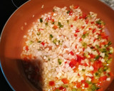 Foto del paso 3 de la receta: Pimientos rellenos de carne y arroz con queso rallado