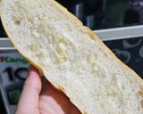 Hình bước làm 1 của món Bánh mì và bơ