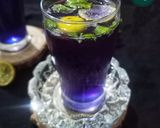 A picture of step 5 of Butterfly Pea Flower Mojito.