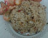 Foto langkah ke 4 dari resep Nasi goreng teri.