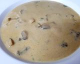 A picture of step 7 of Mushroom Stlilton & Wine Soup. 😘.