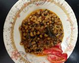 A picture of step 2 of Rajma lobia masala.