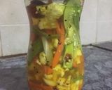 A picture of step 11 of Vegetables pickle in vinegar.