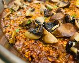 Foto del paso 1 de la receta: Arroz con lubina y Portobello 🐟 🍄