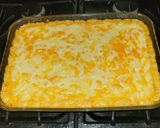 A picture of step 3 of Creamy buffalo chicken dip.