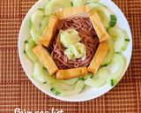 Hình bước làm 5 của món Bún gạo lứt đậu khuôn eatclean