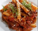 Foto del paso 8 de la receta Zita con salsa "boloñesa" de hinojo