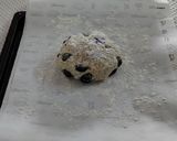 A picture of step 7 of Blueberry and White Chocolate Scones.