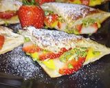 صورة لخطوة 4 من وصفة حلى البف باستري بالكاسترد🍰🧇👩🏻‍🍳